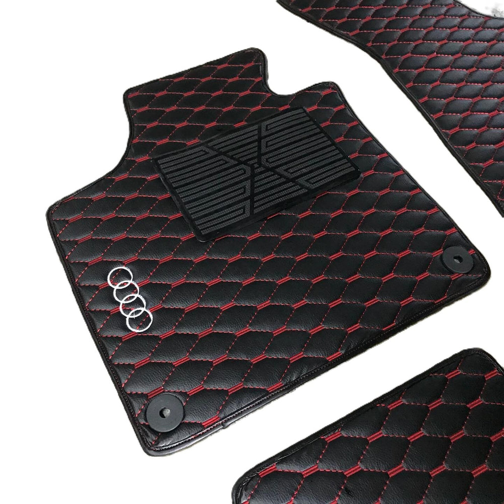 Fußmattensatz Autoteppich Automatten Leder/Velours udi Q4 e-tron FZ 2021-2025