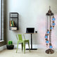 Große 7″ Bunte Türkische Mosaik Stehlampe | Boho Vintage Tiffany Stil Lampe