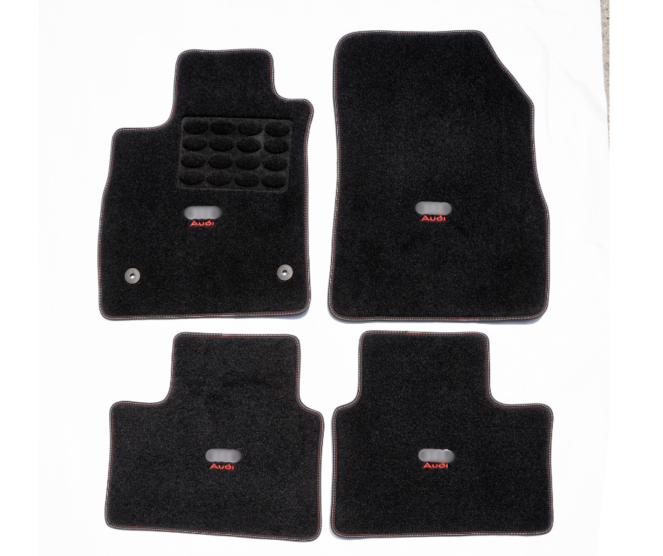 Fußmattensatz  Automatten Autoteppich Leder/Velours für Alle Audi A8 Modelle