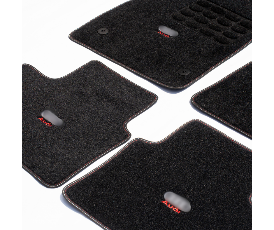 Fußmattensatz  Automatten Autoteppich Leder/Velours für Alle Audi A8 Modelle