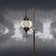 Türkische Mosaik Stehlampe | Marokkan. Schwanenhalslampe & Buntglas Blickfang