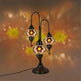 Türkische Mosaik Tischlampe 3 Kugeln | Marokkanische Vintage Lampe Deko