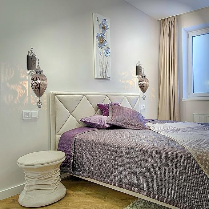 Türkische Marokkanische Wandlampe | Vintage Boho Wandleuchte Schlafzimmer Flur