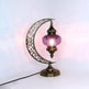 Türkische Mosaiklampe Glas | Marokkanische Vintage Tischleuchtung