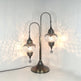 Türkische 2-Kugel Rissglaslampe | Marokkanisch Mosaik Tiffany Stil Lampe