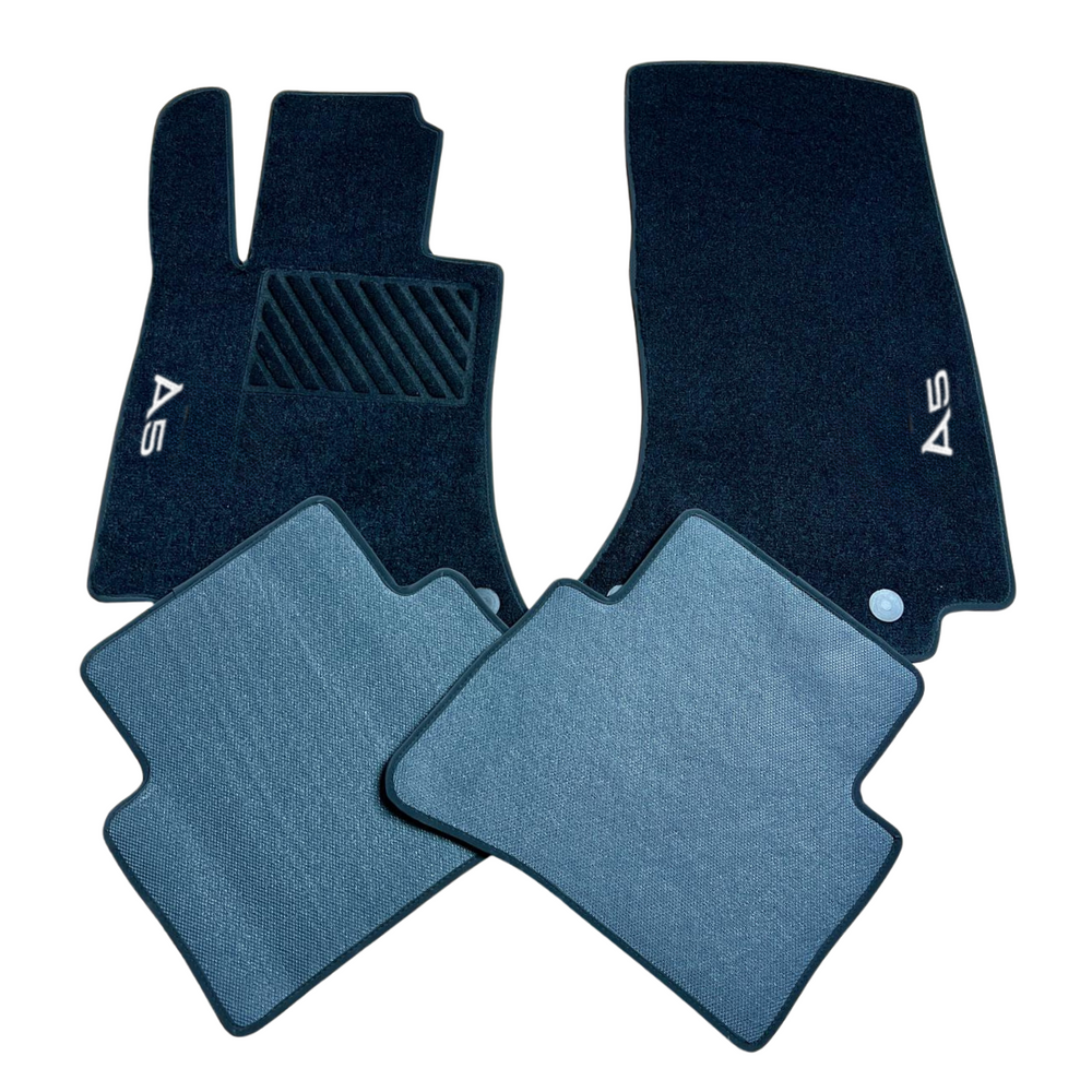 Autofußmatten für Audi A5 F5 8T3 FU2 F53 Sline RS5 Autoteppich Automatten Velour