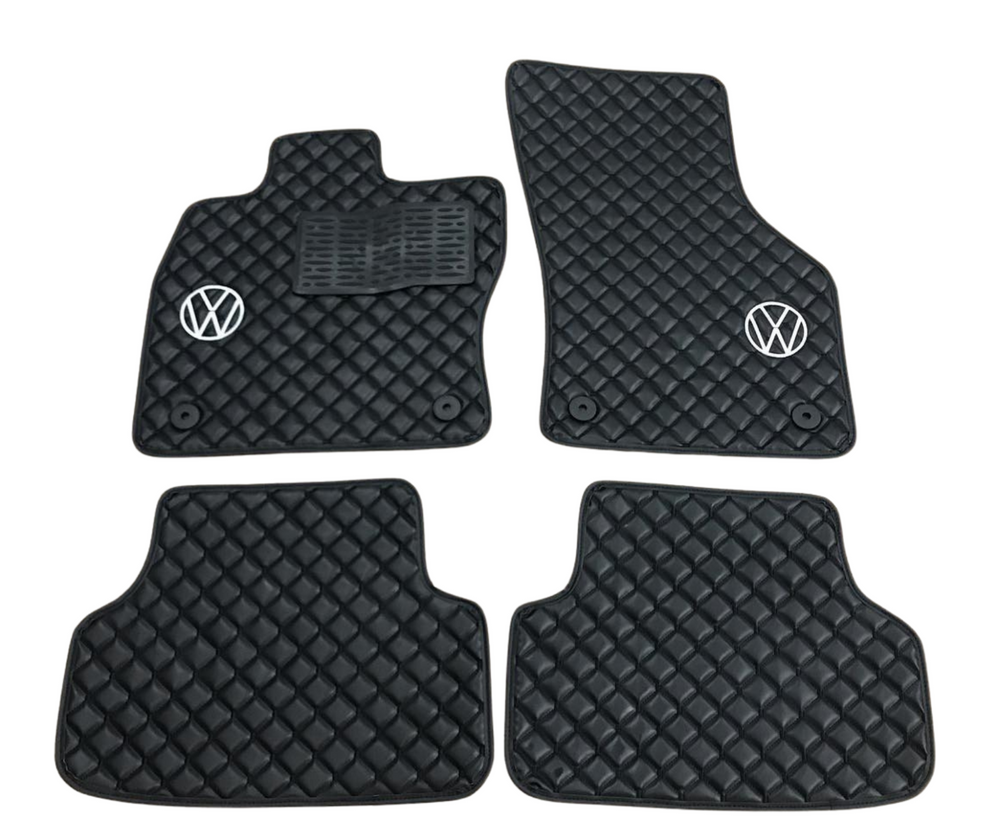 Fußmattensatz Autoteppich Automatten Velours  Volskwagen Golf 2/3/4/5/6/7/8 GTI
