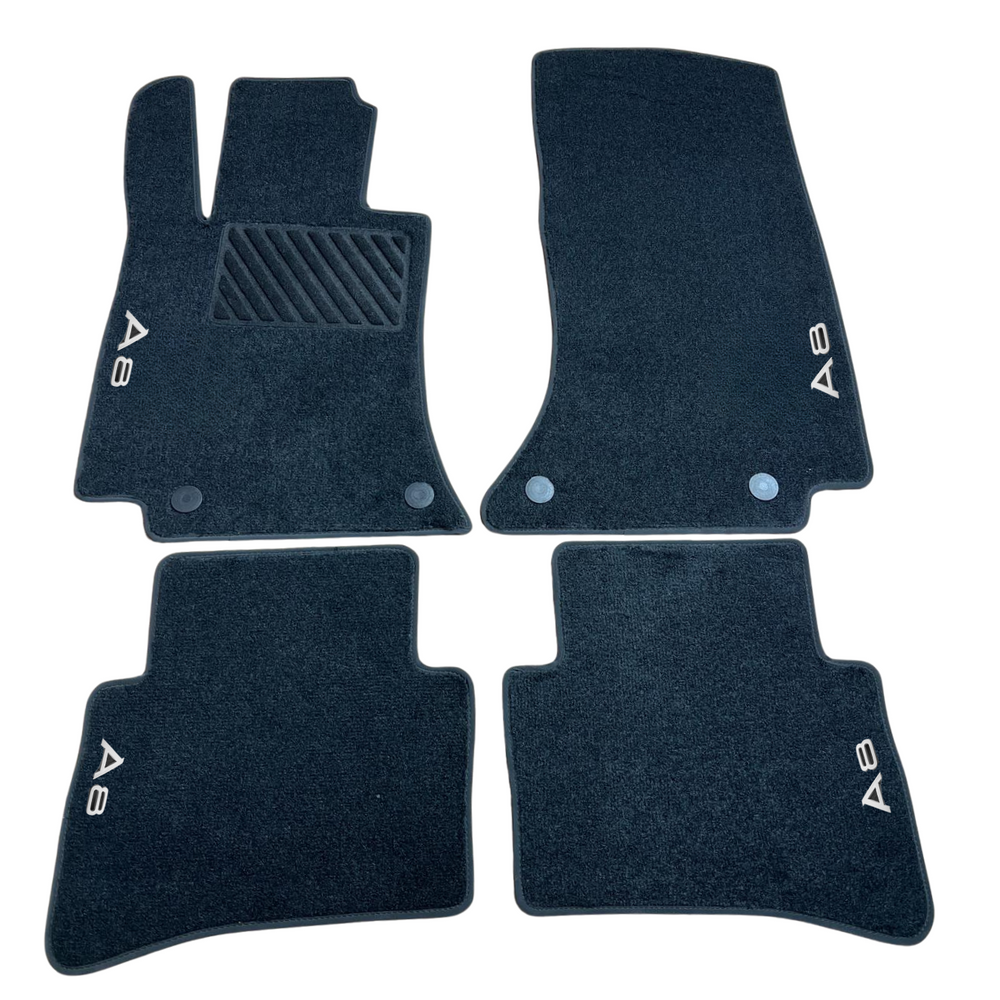 Autofußmatten für Audi A8 Sline Autoteppich Automatten Velours