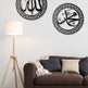 Allah Muhammad 2er Set Metall Wandbild Islamische Wanddeko