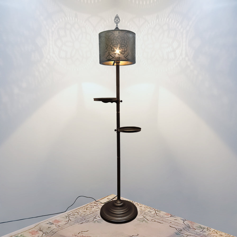 standing lamp brown color