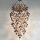 Moroccan Chandelier Nickel Color 25 Globe Ceiling Light