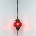 Red coor ceiling light