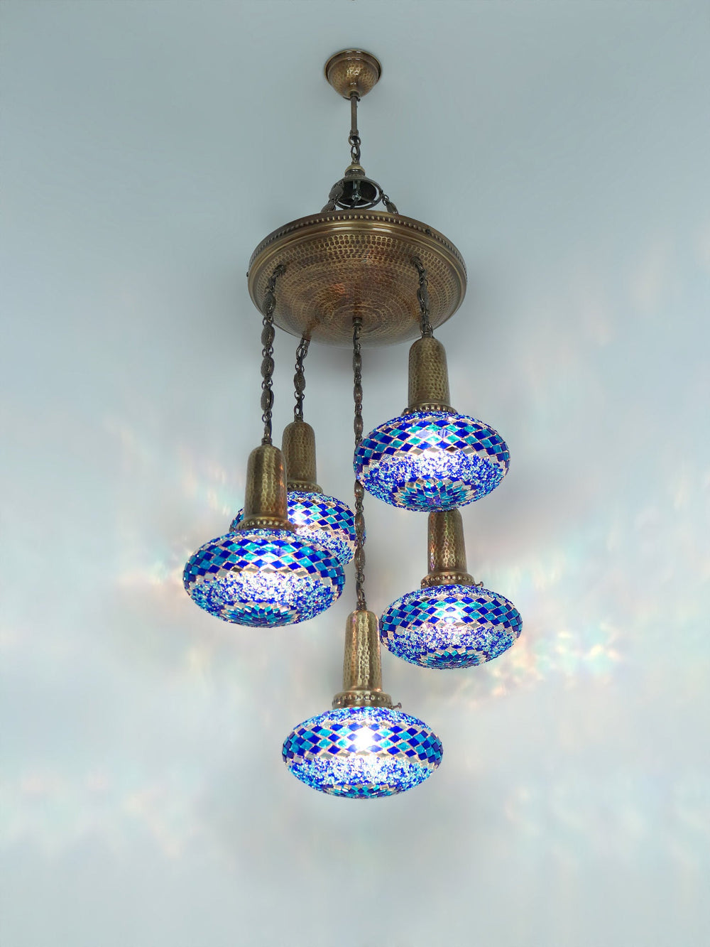 Turkish Mosaic Chandelier 
