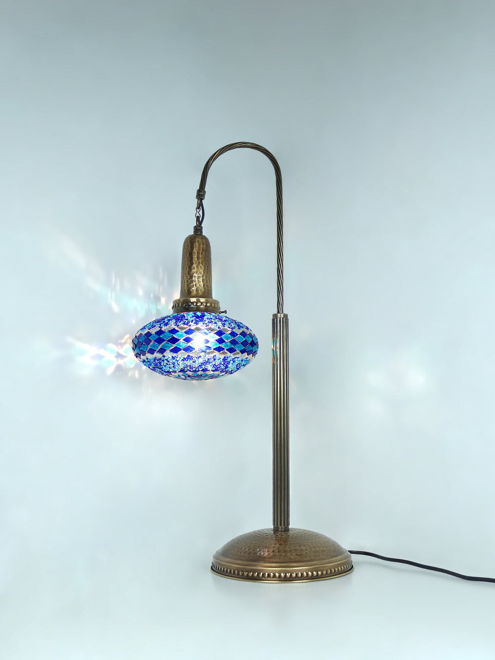 Turkish Mosaic Bedside Lamp Colorful 