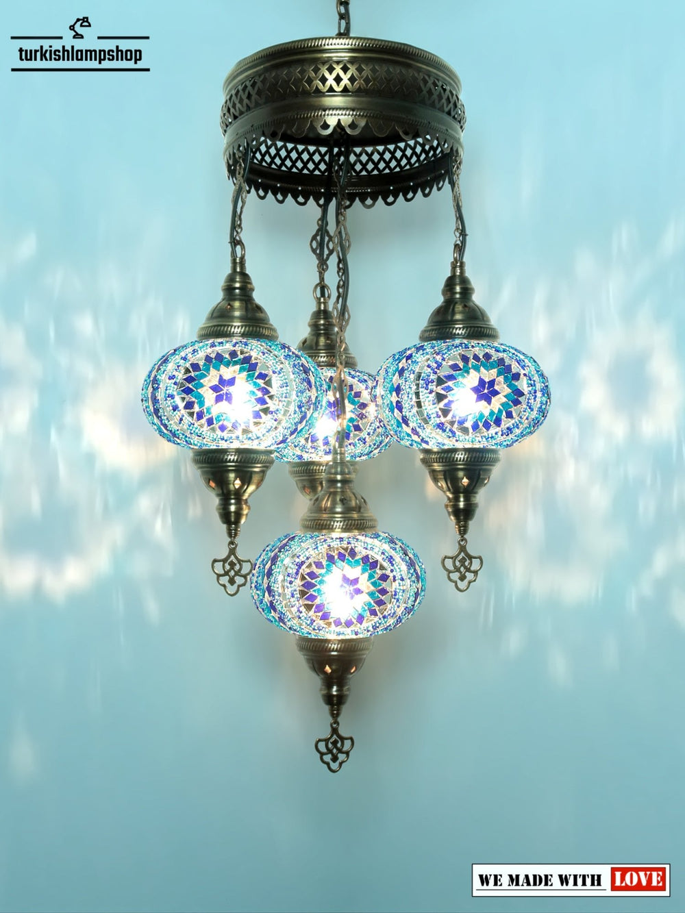 Mosaic Chandelier