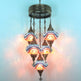 Mosaic Chandelier 5 Globe 