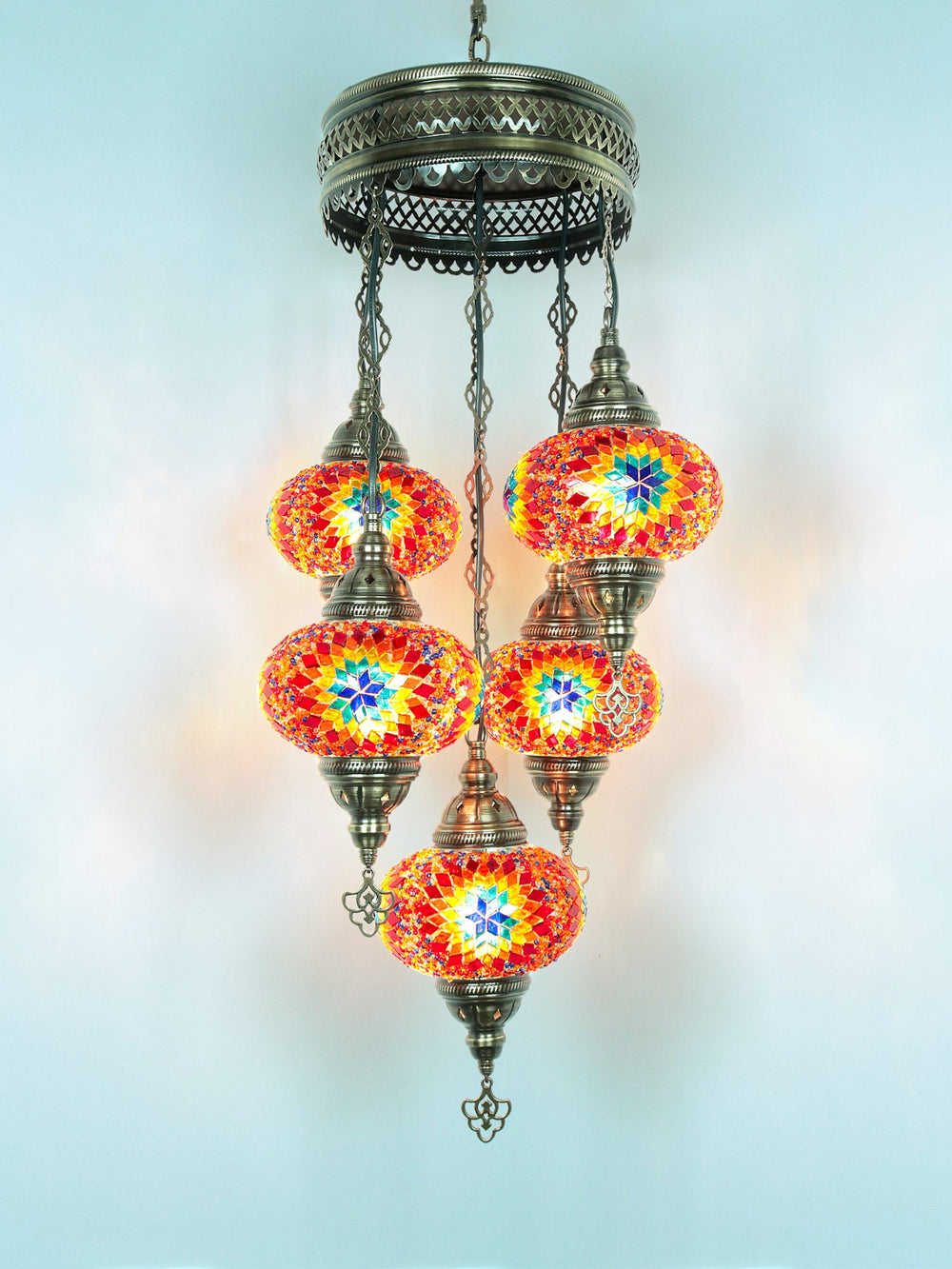 Turkish Mosaic Chandelier 