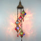Turkish Mosaic Chandelier 5-Globe Colorful New 