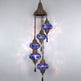 Turkish Mosaic Chandelier 5-Globe 