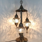 Turkish 3 Globe Bedside Lamp 