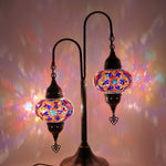 Mosaic Bedside Lamp 2 Globe Turkish Table Lamp