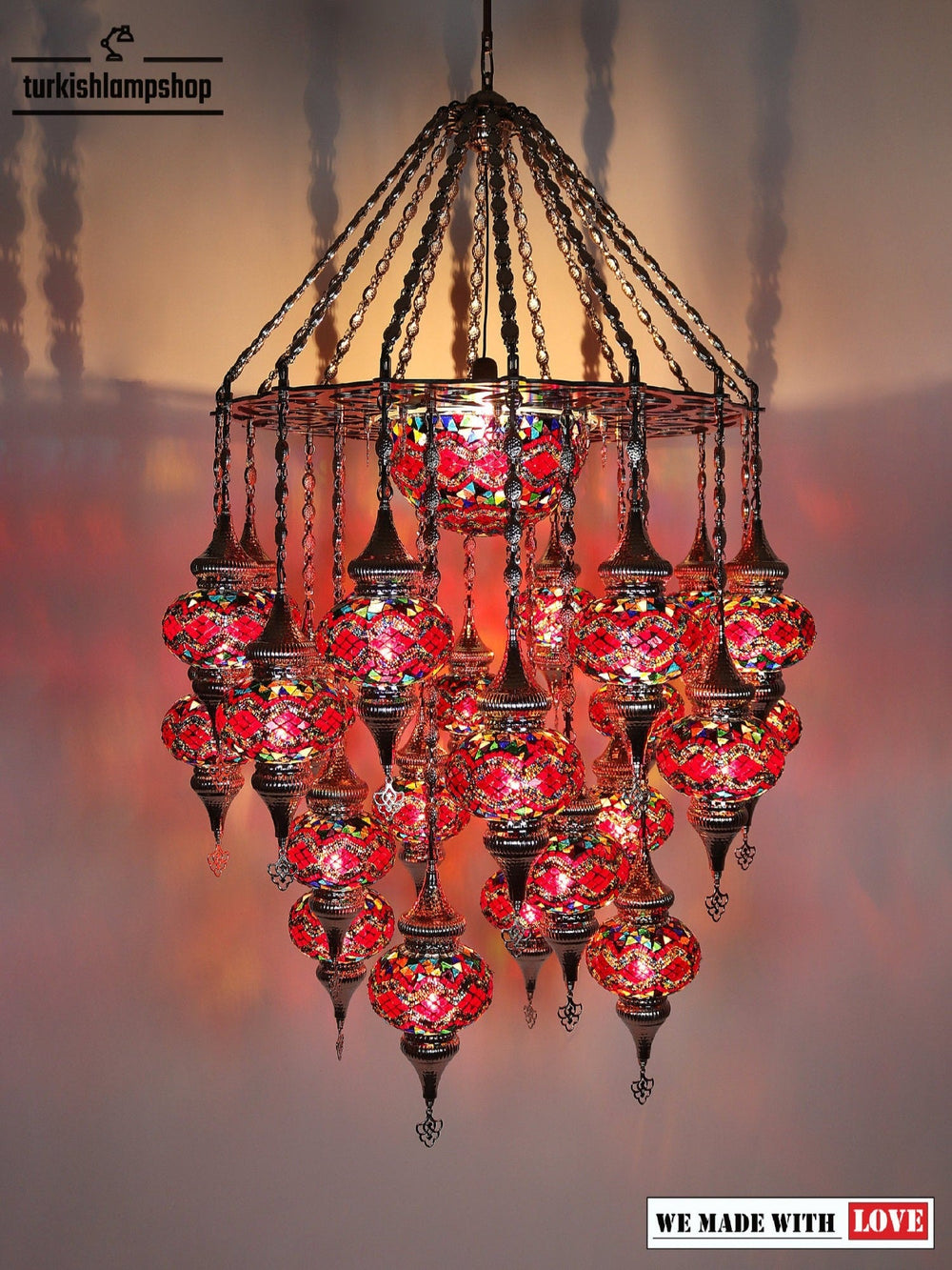 Turkish Chandelier 24 Globe