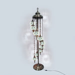 Türkische Mosaik Stehlampe 9 Kugeln - Orientalische Bodenlampe Boho Stil