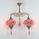 Turkish Mosaic Chandelier Big 2 Globe