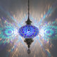 Turkish Mosaic Hanging Lamp Big Globe Pendant Lights