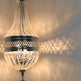 Turkish Lantern Pyrex Glass Pendant Lamp Clear Color