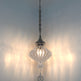 Turkish Hanging Light Pyrex Glass Clear Color Pendant Lamp