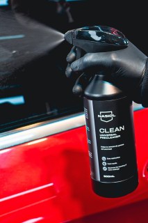 Nasiol PreCleaner 150 ml silikon içermeyen araç ara temizleyici ve yağ çözücü, boya, cam ve kauçuk yüzeyler için