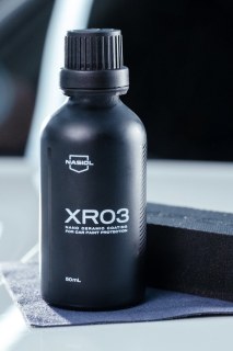 Nasiol XR03 50 ml nano seramik kaplama seti, araç yüzeyleri için parlaklık ve su itici koruma sağlar