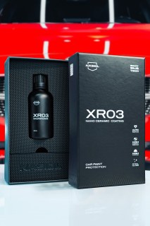 Nasiol XR03 50 ml nano seramik kaplama seti, araç yüzeylerinde parlaklık ve su itici koruma sağlar