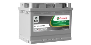 Castrol 12V 60Ah 680A Premium AGM Autobatterie  Start-Stop Starterbatterie – 242x175x190 mm, B13, Wartungsfrei