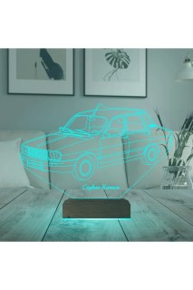 Renault 12 Klassisches Auto Personalisierte 3D Lampe - Tisch Nachtlampe