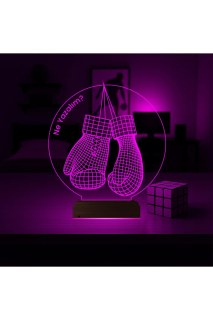 Box Boks Boks Handschuh Personalisierte 3D Lampe - Tisch Nachtlampe