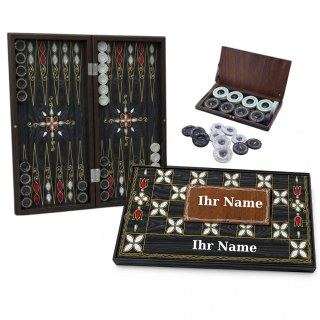 Kişiye Özel Tavla Backgammon Satranç Hediye Doğum Günü Düğün Babalar Günü