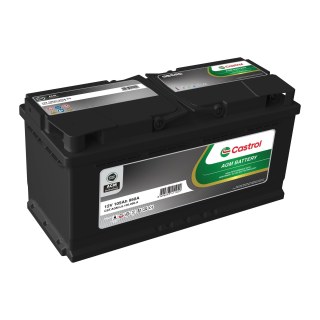 Castrol AGM 12V Start-Stop teknolojili binek araç marş aküsü, VRLA sızdırmaz AGM teknolojisiyle